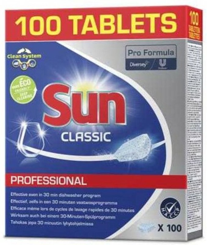 Vaatwastabletten classic 100 Stuks