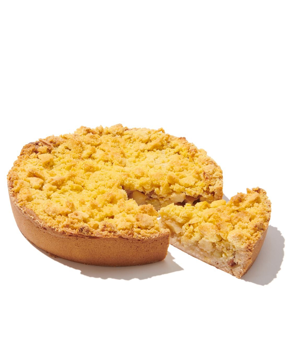 Appelkruimeltaart vegan 6p.