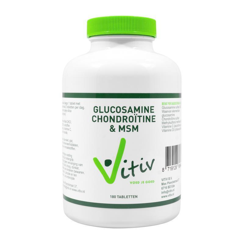 Vitiv Glucosamine chondroitine msm 180 Tabletten