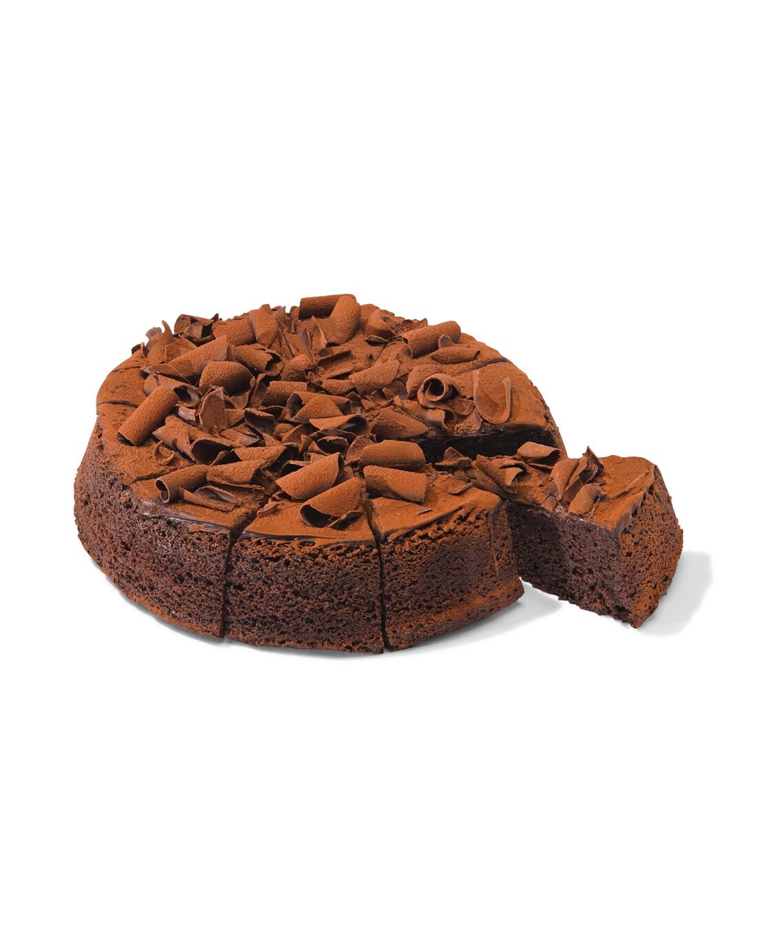 HEMA Chocoladetaart XL 10 p. gesneden