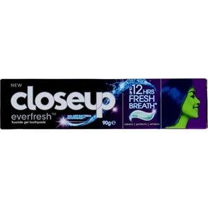 Closeup Tandpasta eucalyptus freeze 90 Gram