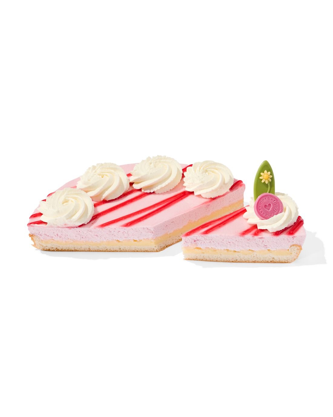 HEMA Aardbeien-bavaroisevlaai half 5 p.