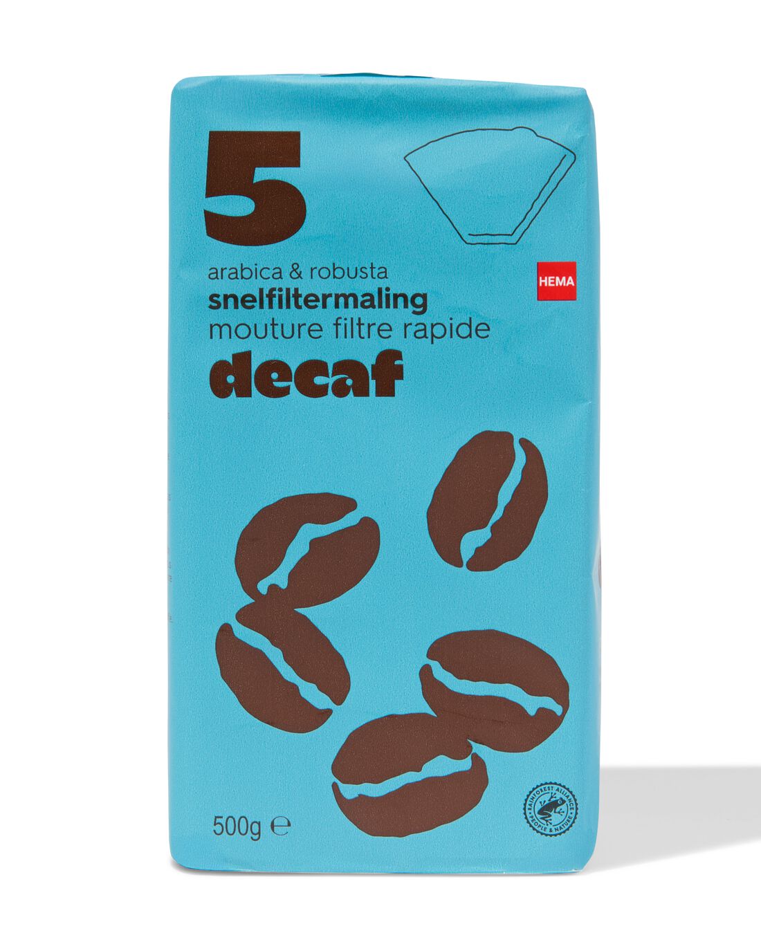 Filterkoffie decaf - 500 gram