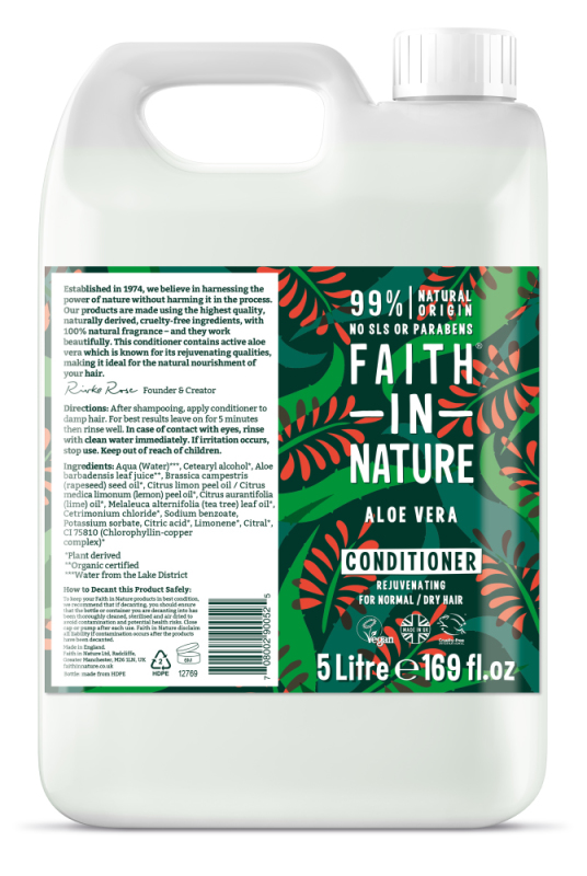 Conditioner aloë vera navulverpakking 5lt