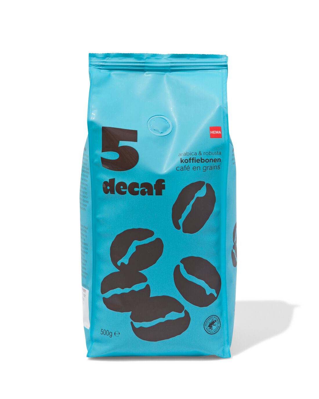 Koffiebonen 500gr decafé