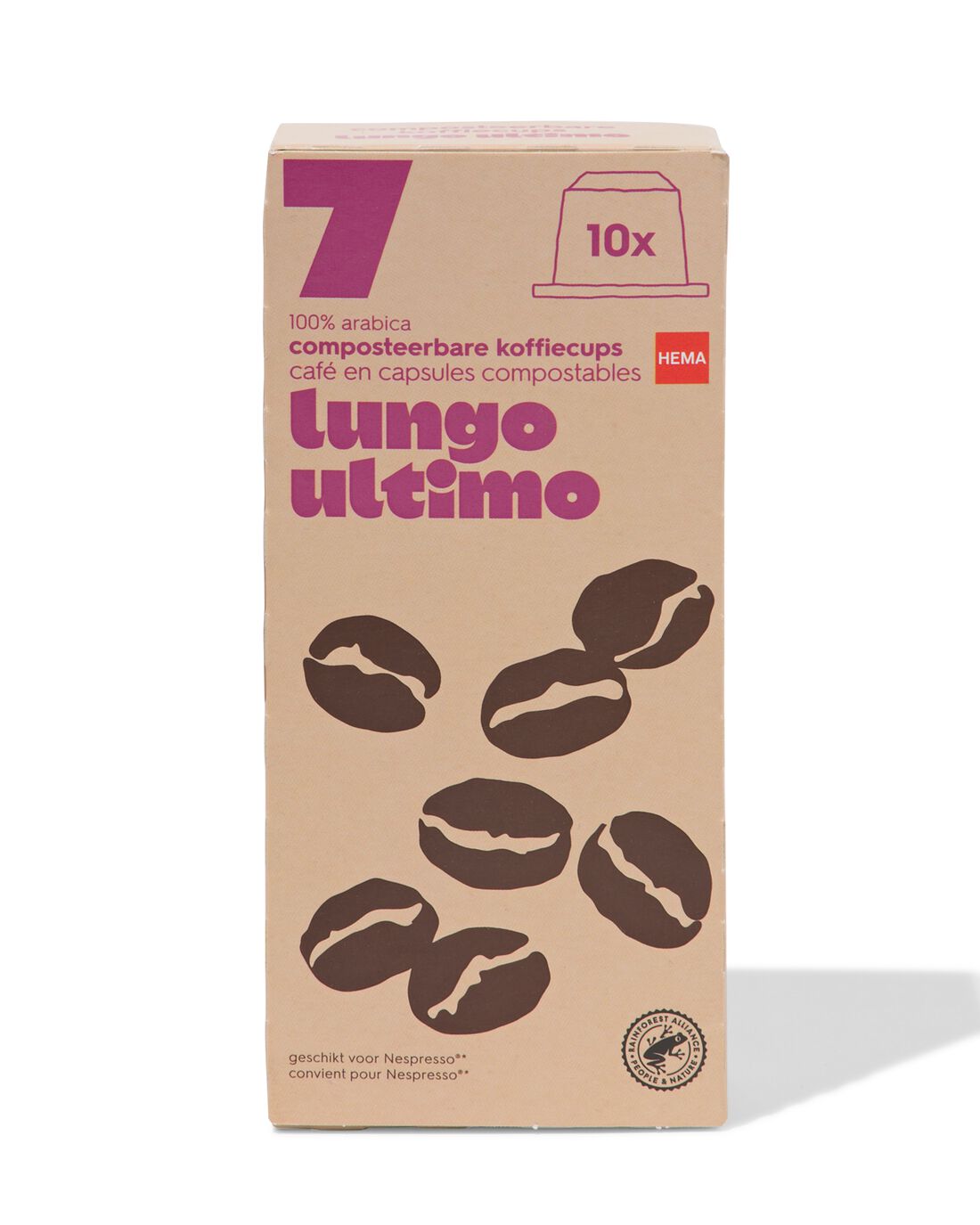 Composteerbare cups lungo ultimo - 10 stuks