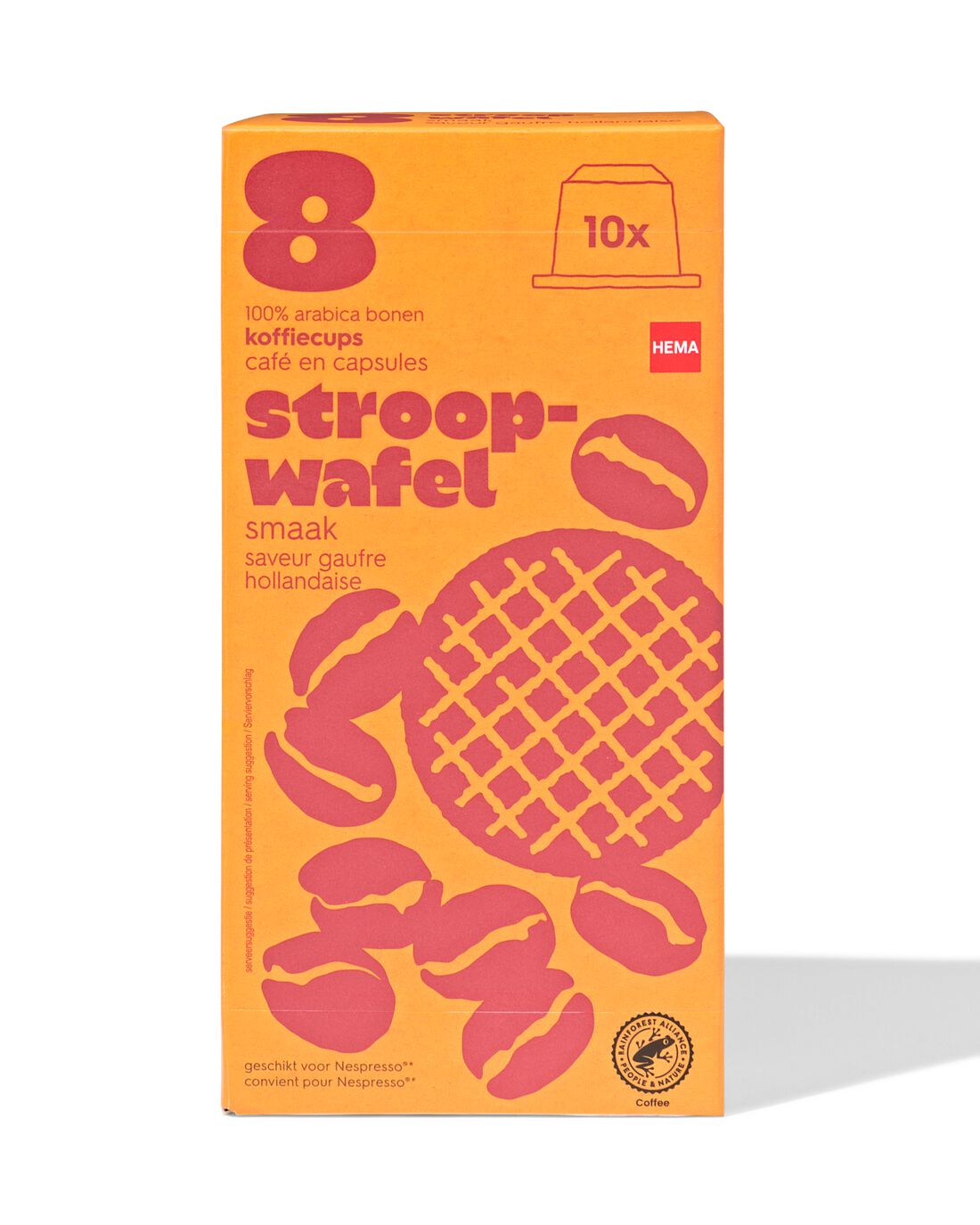 Koffiecups stroopwafel - 10 stuks