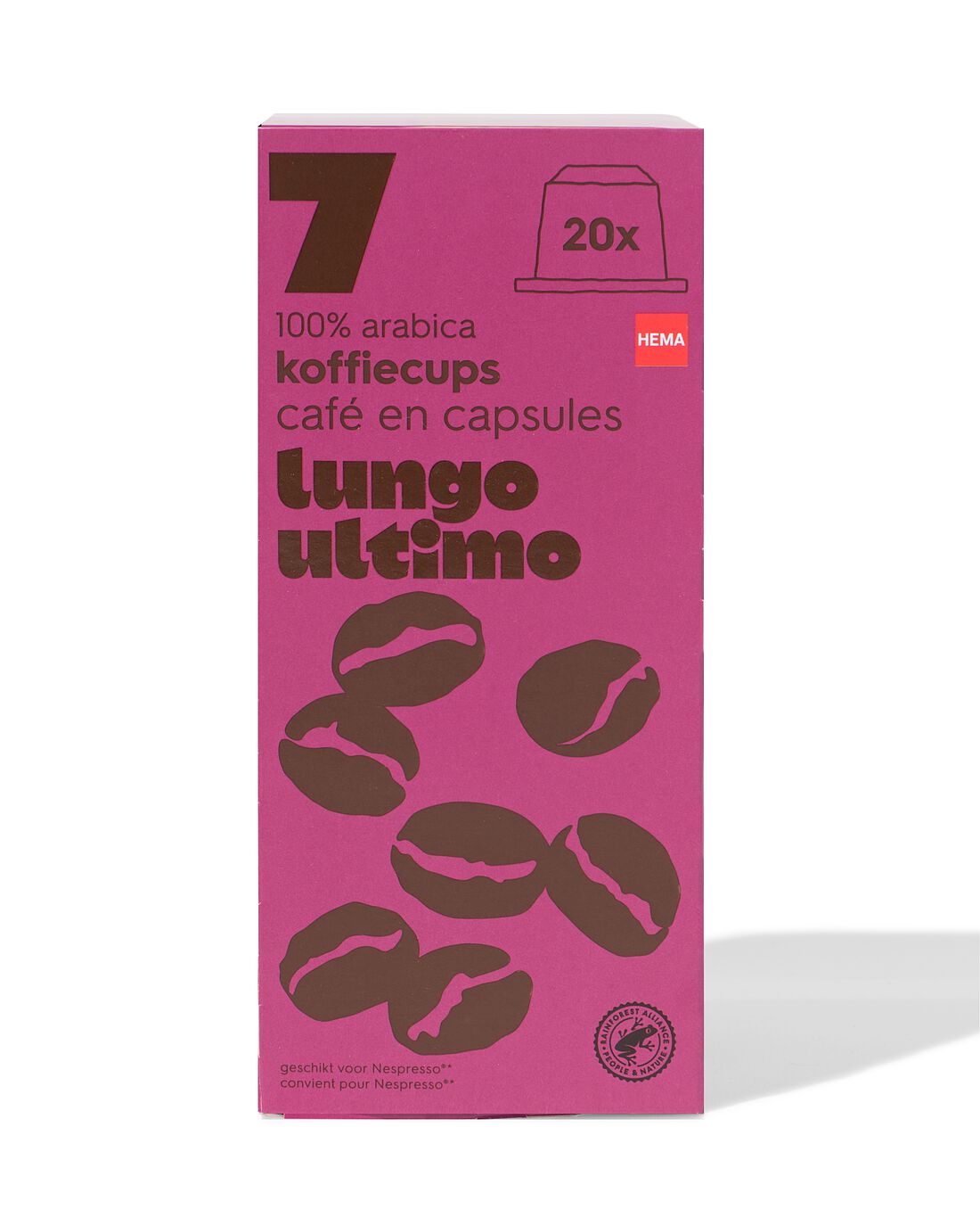 Koffiecups lungo ultimo - 20 stuks