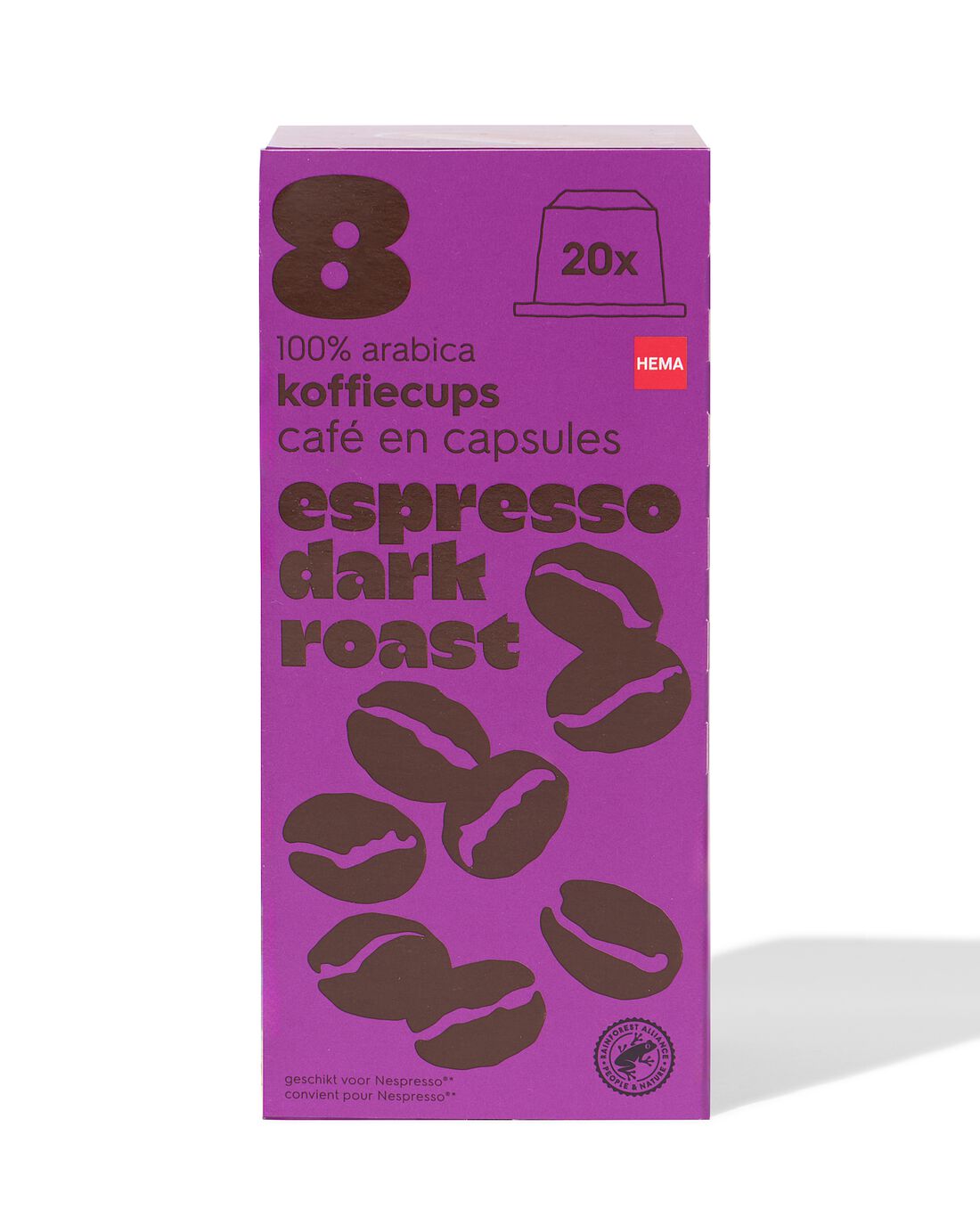 Koffiecups espresso dark roast - 20 stuks