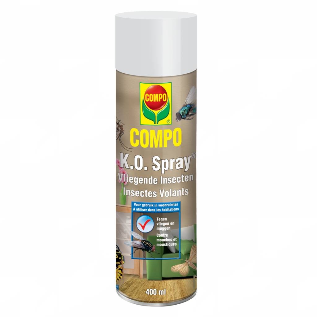 K.O. Spray tegen vliegende insecten 400ML
