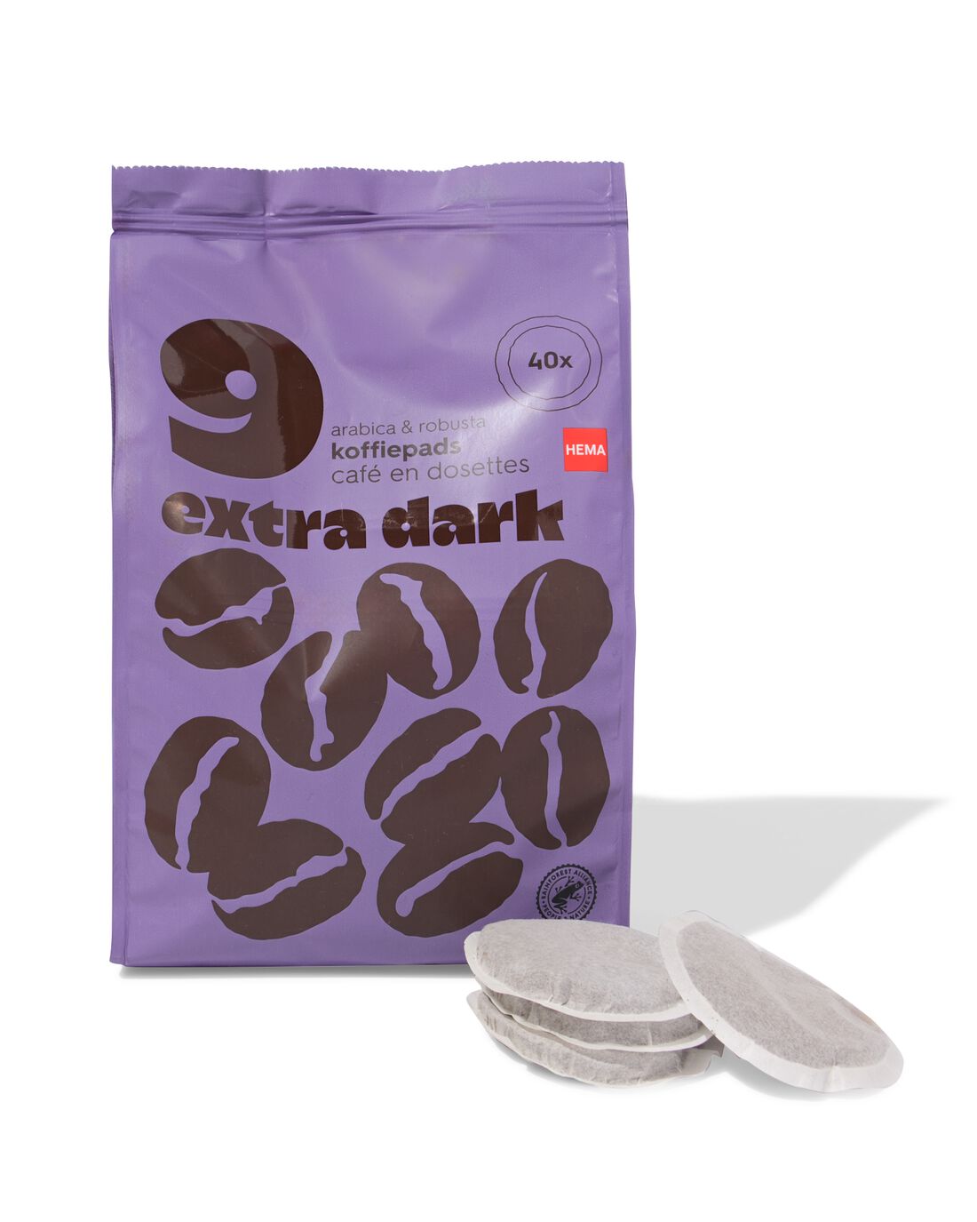 Koffiepads extra dark - 40 stuks