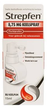 Keelspray 8,75 mg 15ml