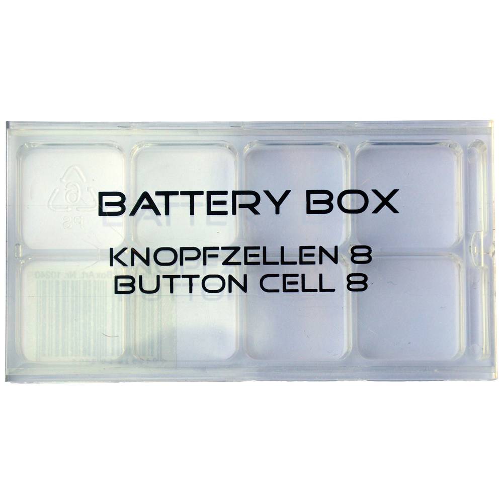Buttoncell 8 Knoopcelbox