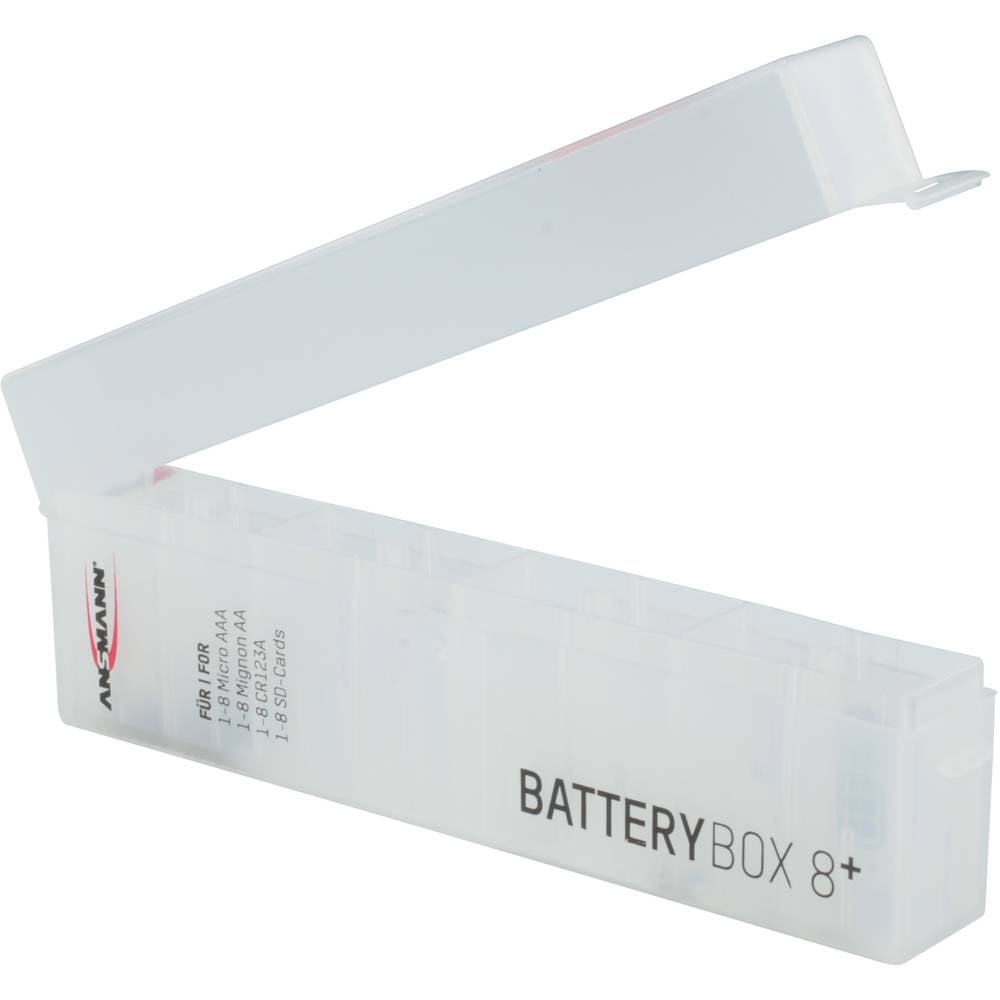 Foto Plus 8 Batterijbox Aantal cellen: 8 AAA (potlood), AA (penlite), CR123 (l x b x h) 160 x 22 x 55 mm