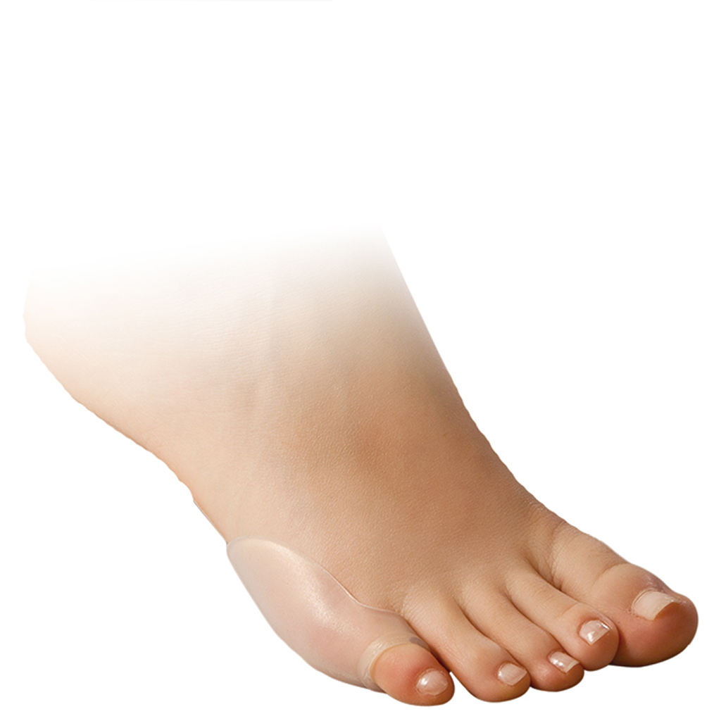 Bunionette Silicone Kleine Teen Beschermer Universeel - Wit