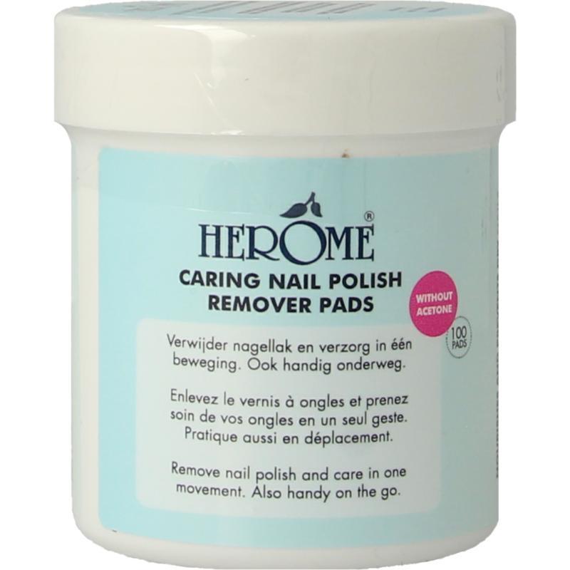 Nagellak remover pads zonder aceton 100 Stuks