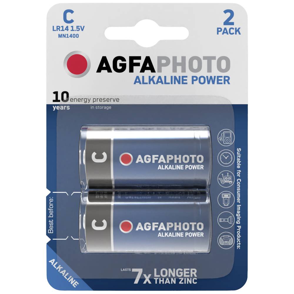 LR14 C batterij (baby) Alkaline 1.5 V 2 stuk(s)