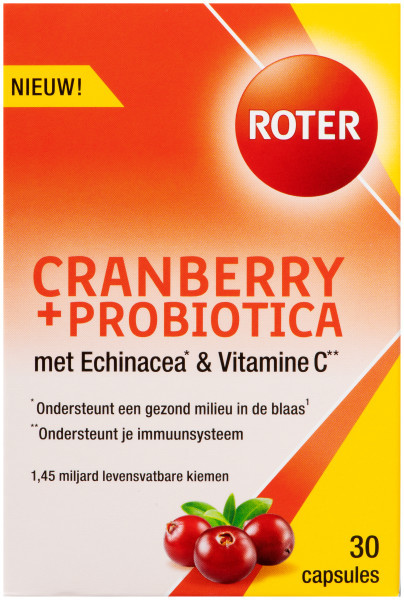 Cranberry + probiotica c 30 capsules