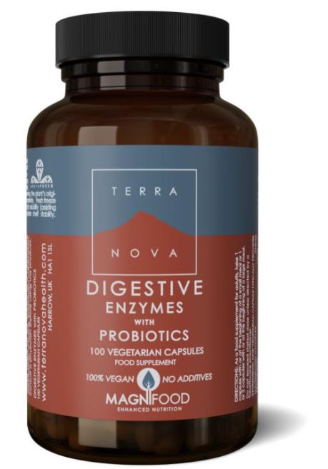 Terranova Digestive enzymes with probiotics 100ca