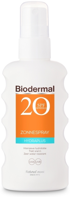 Zonnebrand spray hydraplus spf20 175ml