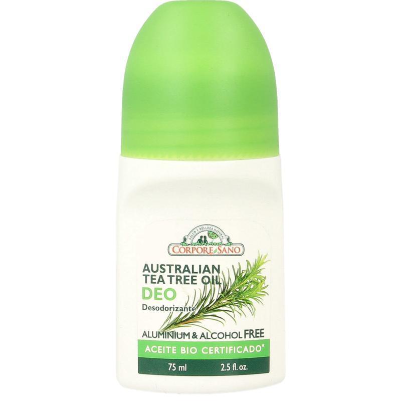Soria Natural Deodorant roller tea tree 75 ML