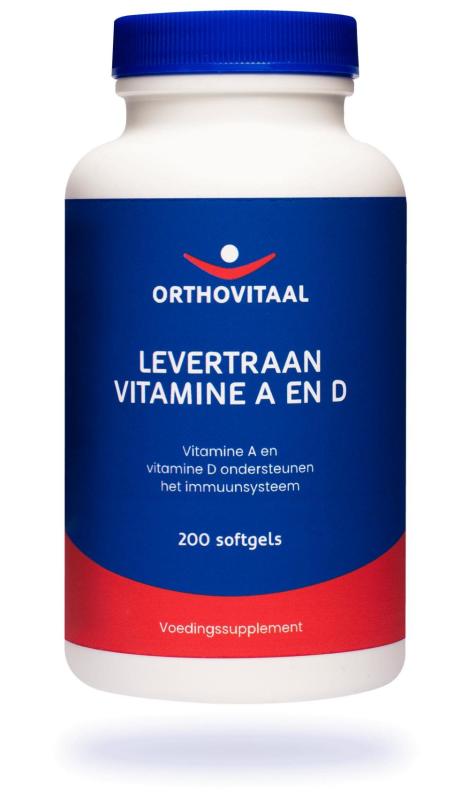 Levertraan vitamine a en d 200sft