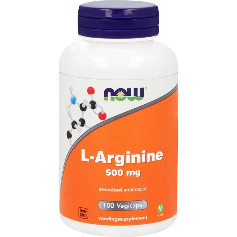 L-arginine 500mg 100 capsules