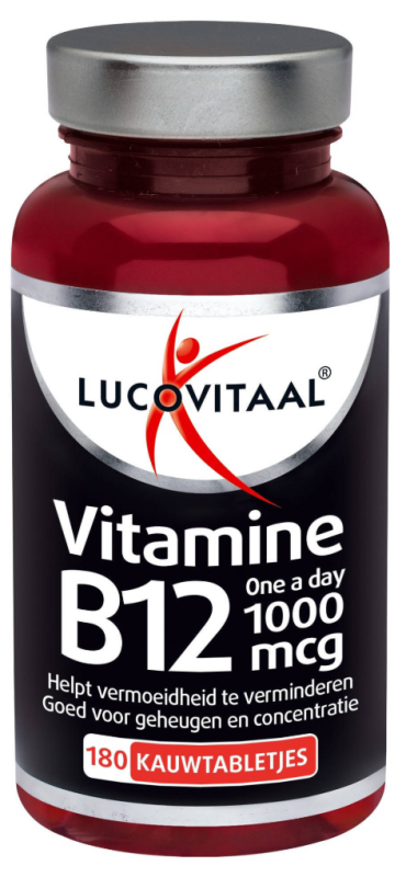 Vitamine b12 1000mcg 180 kauwtabletten