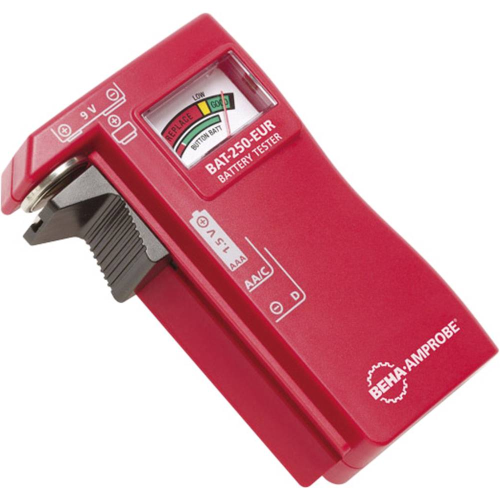 Batterijtester BAT-250-EUR Meetbereik (batterijtester) 1.5 V, 9 V Batterij 4620297