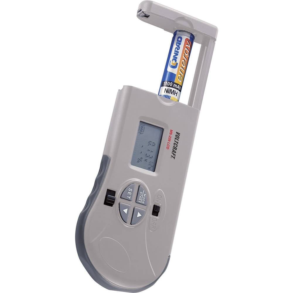 Batterijtester MS-229 LCD Meetbereik (batterijtester) 1.2 V, 1.5 V, 3 V, 9 V, 12 V Oplaadbare batterij, Batterij MS-229 LCD