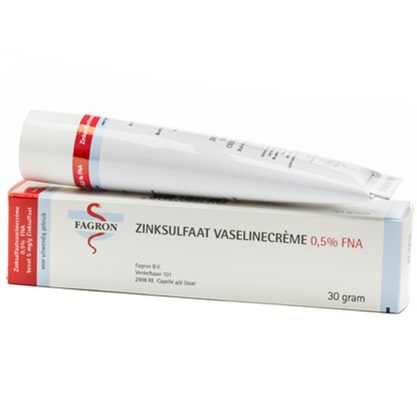 Zinksulfaat vaselinecreme 0.5% fna 30g
