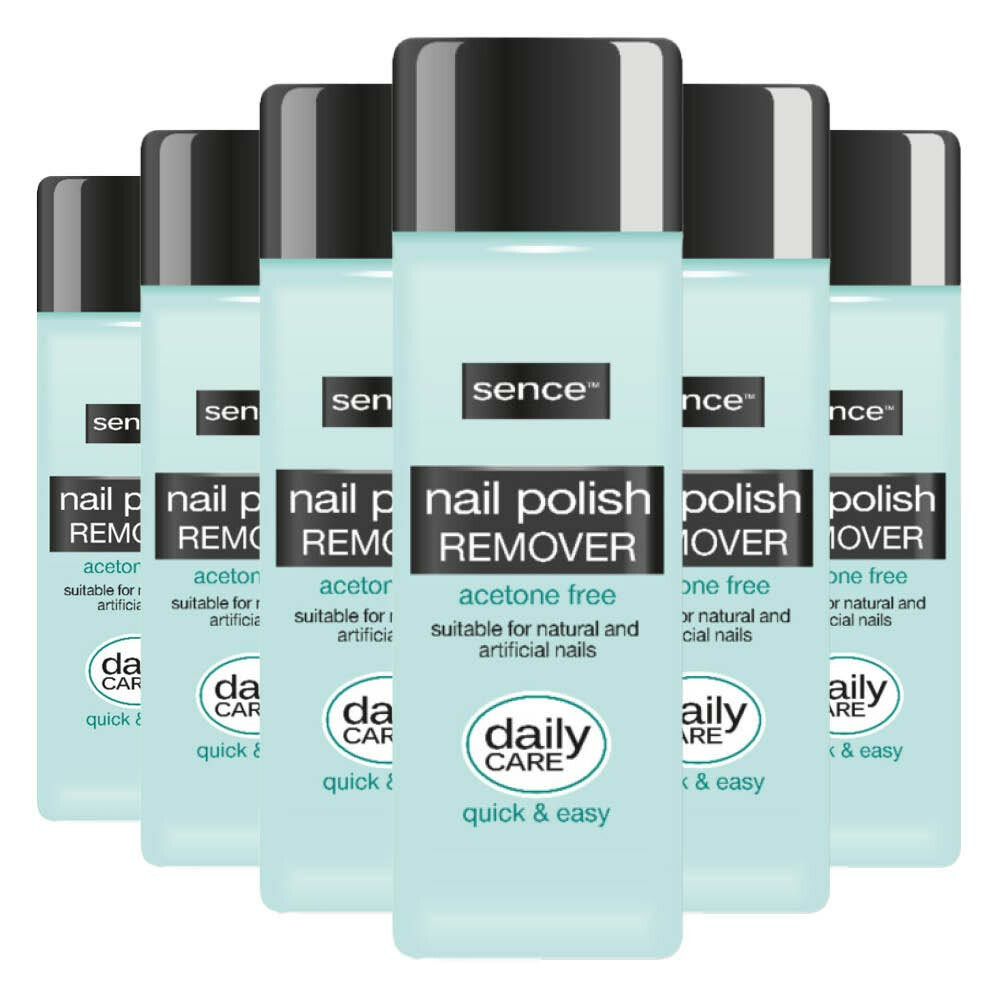 6x  Nagellak Remover met Aceton 200 ml