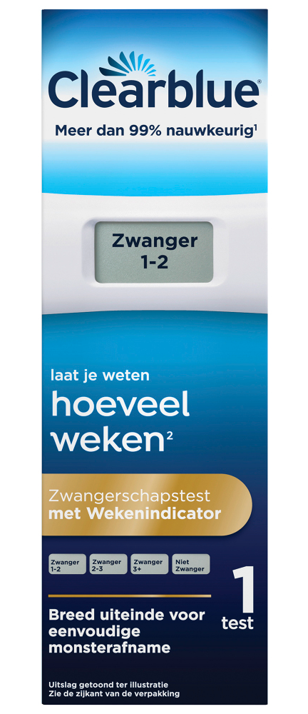 Digitale Zwangerschapstest met Wekenindicator