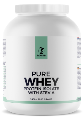 PowerSupplements Stevia Whey Protein Isolate 2000g - Vanille - Stevia
