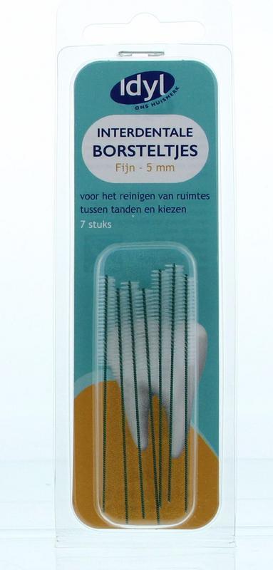 Interdentaal borstels fijn 5 mm 7 Stuks
