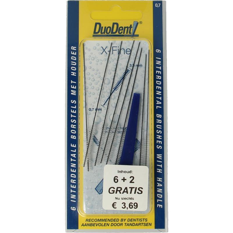 Interdentale borstels x-fine 8 Stuks