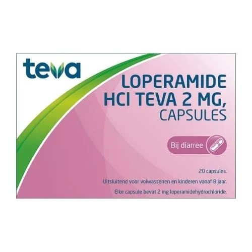 Loperamide hci 2mg 20 capsules