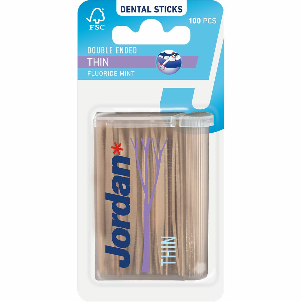 3x  Tandenstokers Double Ended Thin 100 stuks