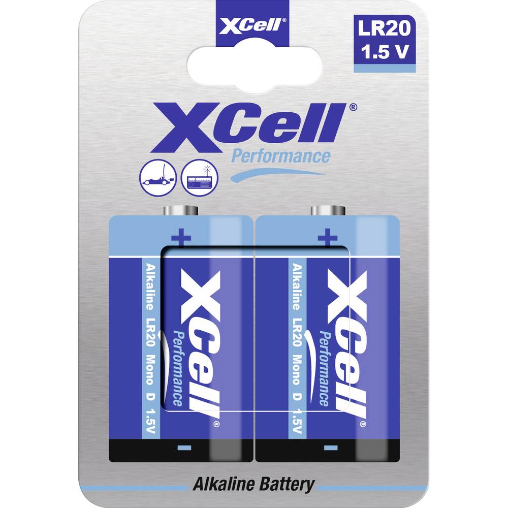 LR20HP D batterij (mono) Alkaline 1.5 V 2 stuk(s)