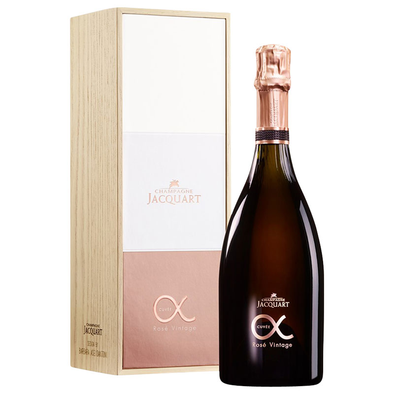 Cuvée Alpha Vintage rosé (in giftbox) op verzoek bestelbaar