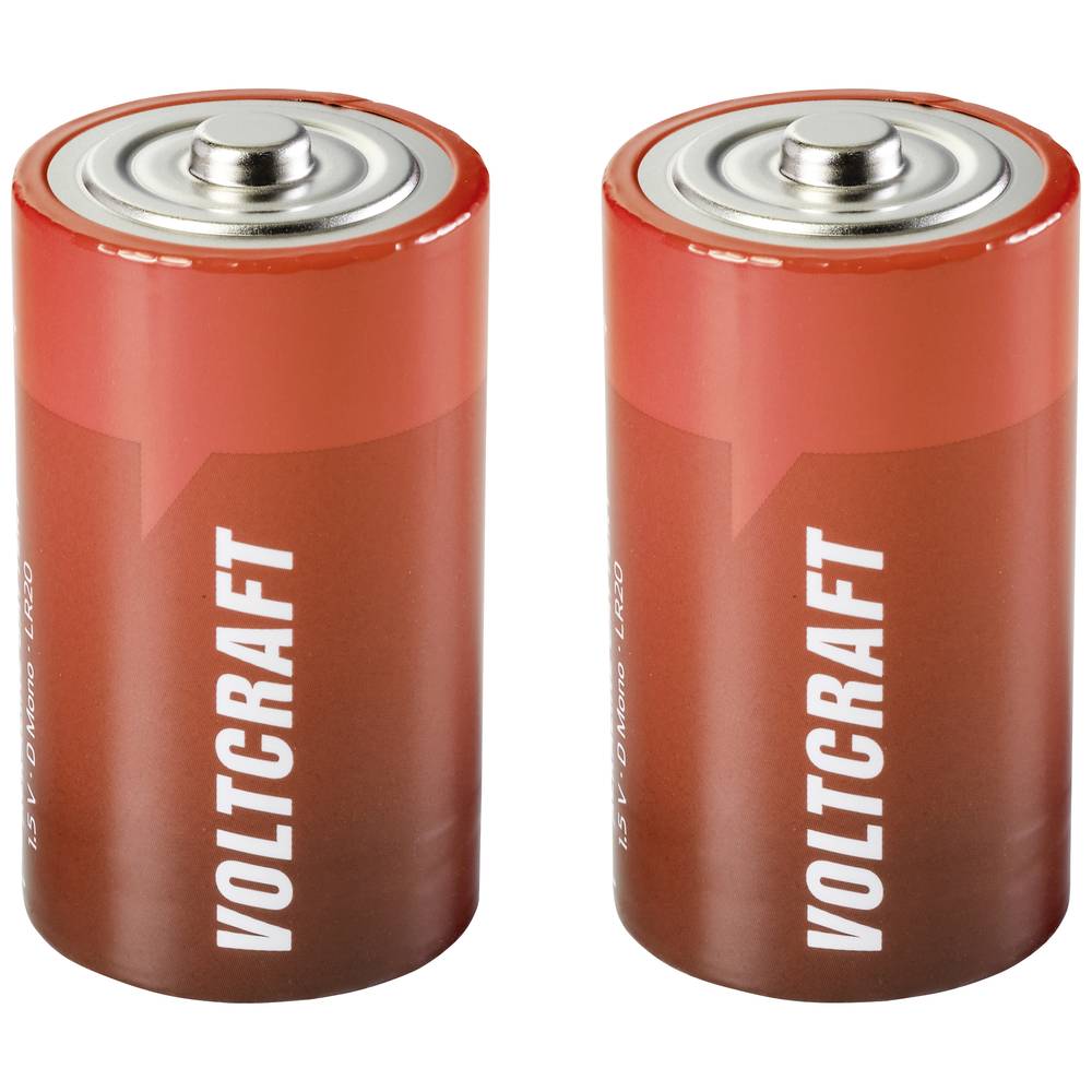 LR20 D batterij (mono) Alkaline 1.5 V 18000 mAh 2 stuk(s)