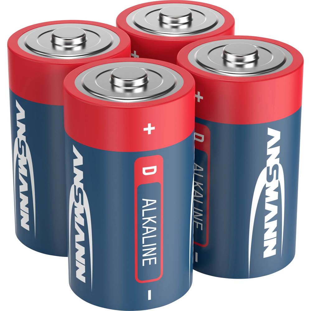 LR20 Red-Line D batterij (mono) Alkaline 1.5 V 4 stuk(s)