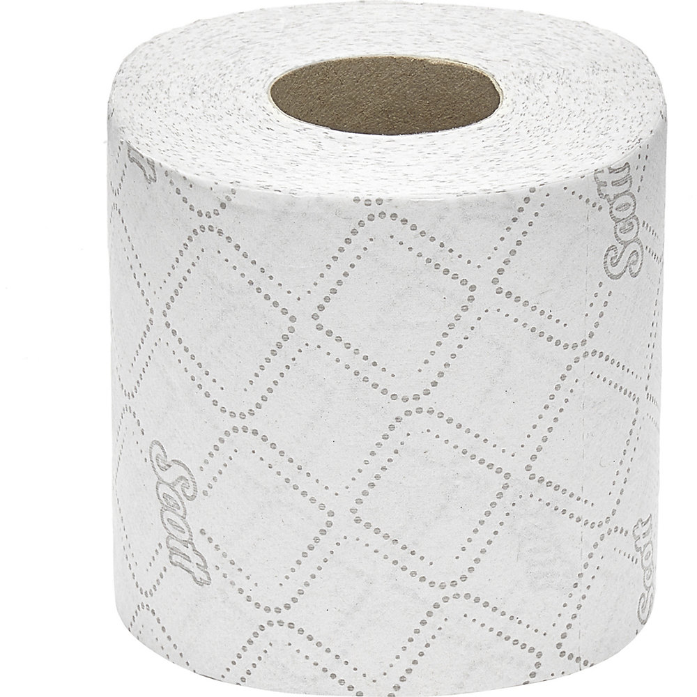 Scott ESSENTIAL™-toiletpapier, 2-laags, VE = 64 stuks x 350 vellen, wit