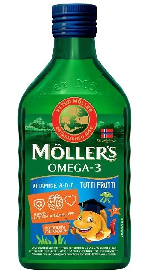 Omega-3 levertraan tutti frutti 250ML