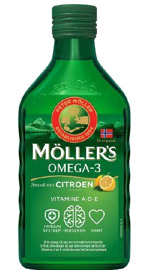 Omega-3 levertraan citroen 250ML