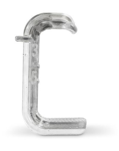 Solarblocker / Solarslider bevestigingsclip Transparant 30mm