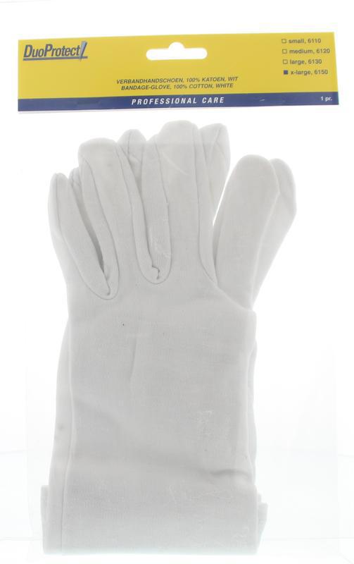 Handschoen katoen extra large 1paar