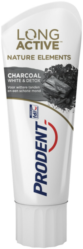 Tandpasta long active nature elements charcoal 75 ML