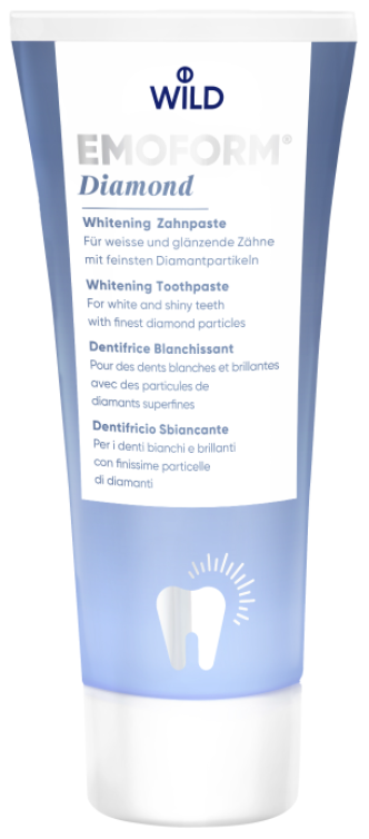 Emoform Diamond tandpasta met fluor 75ml