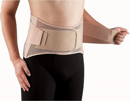 rugbrace met baleinen (Beige)